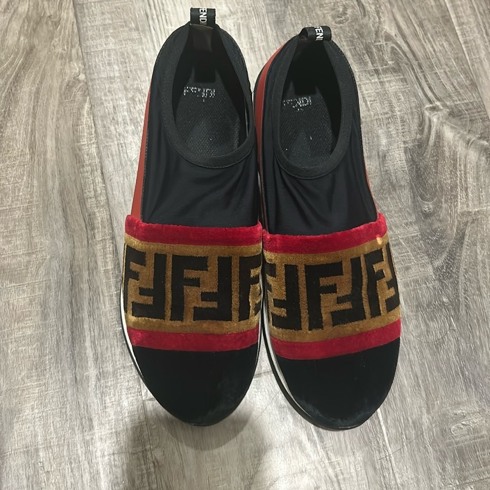 Fendi Velvet Sock Trainers size 37